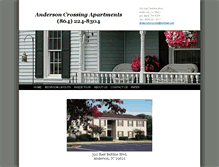 Tablet Screenshot of andersoncrossingapartments.com
